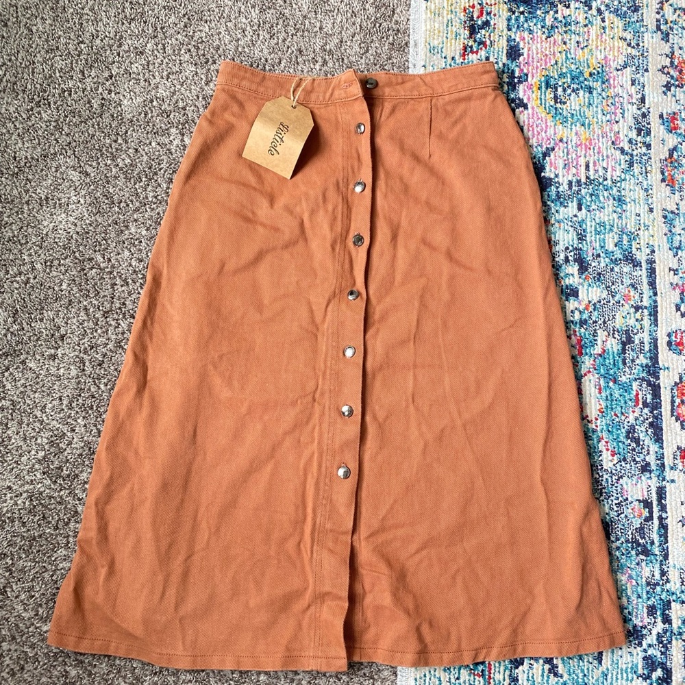 Roolee button up skirt